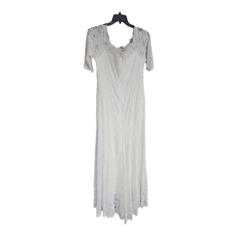 NWT Torrid Wedding Gown/Dress Ivory Lace Off Shoulder Fit & Flare 18 - Picture 13 of 15